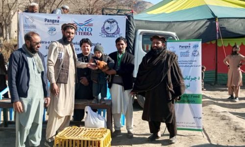 Chicken distribution to the kid who lost all the family members and taking care by the relatives (2)