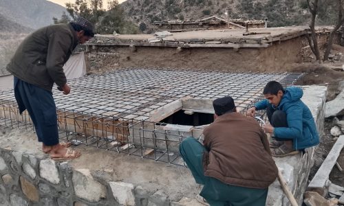 Kunar Province - Anderlachak VIllage WAter Reservoir Construction Process by VDT- RAADA